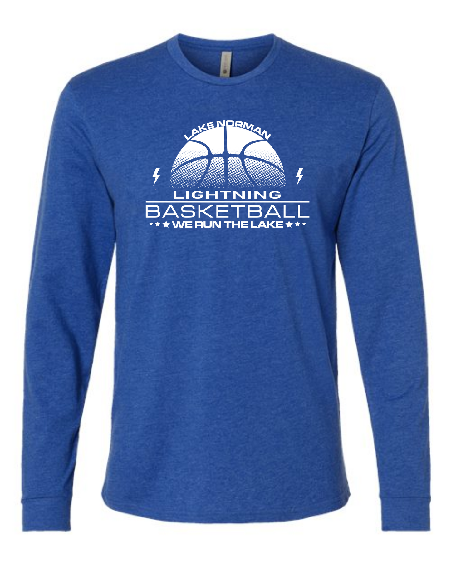 LKN Lightning Long Sleeve We Run The Lake Adult T-shirt