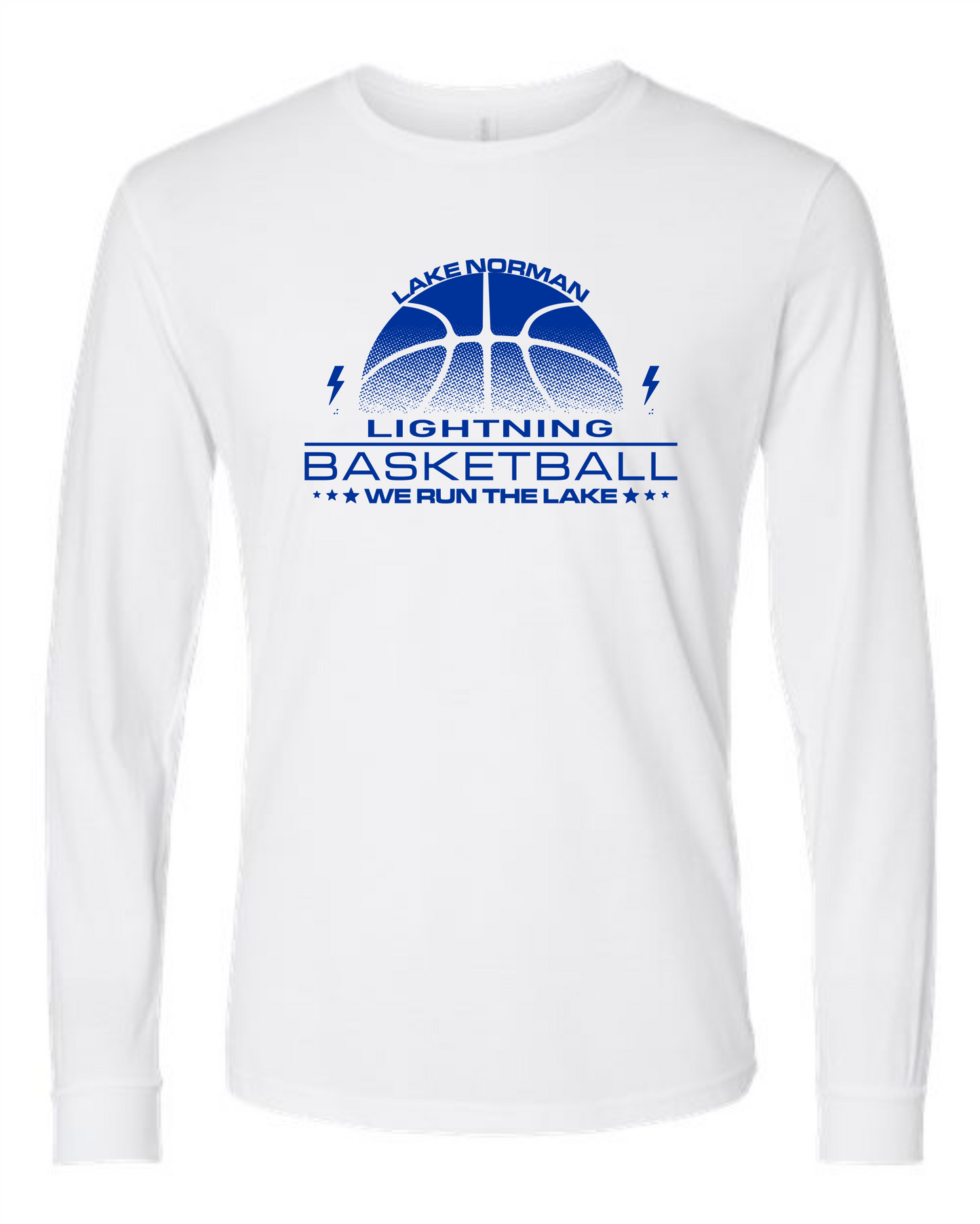 LKN Lightning Long Sleeve We Run The Lake Adult T-shirt