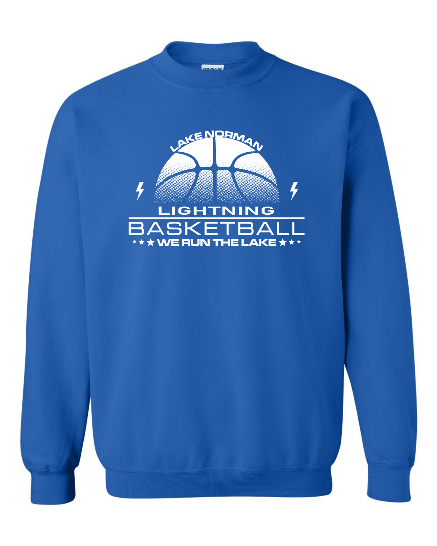 LKN Lightning Youth Crewneck Sweatshirt We Run The Lake